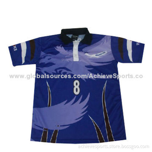 Blue Soccer Shirt/Wear with Full Sublimation, Customized Design